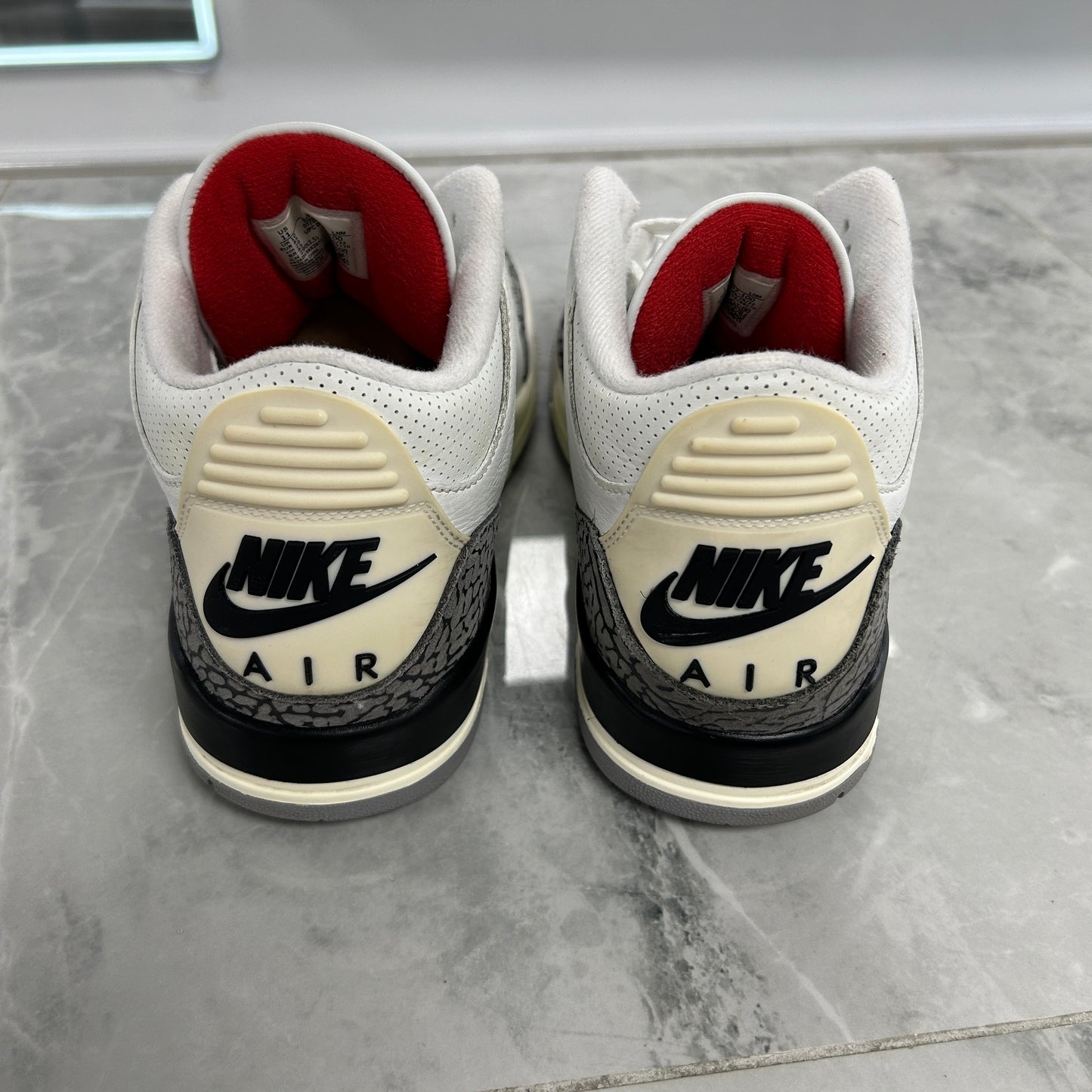 Air Jordan 3 Retro White Cement Reimagined (USED NO BOX)