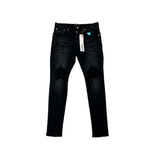 Purple P002 Black Skinny Jeans