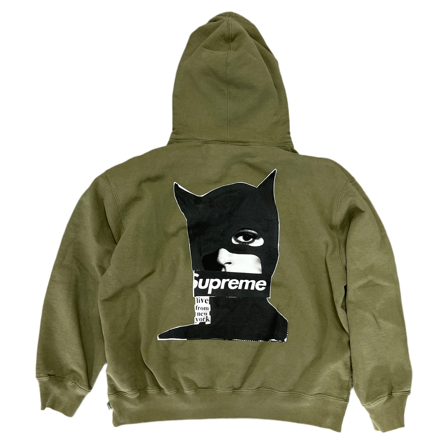 Supreme Catwoman Hooded Sweatshirt Light Olive