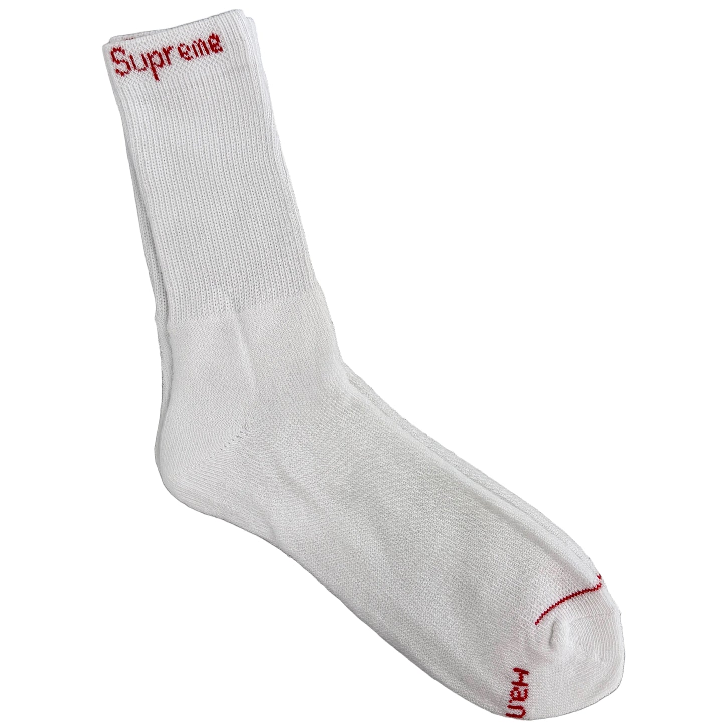 Supreme Socks White - 1 Pair