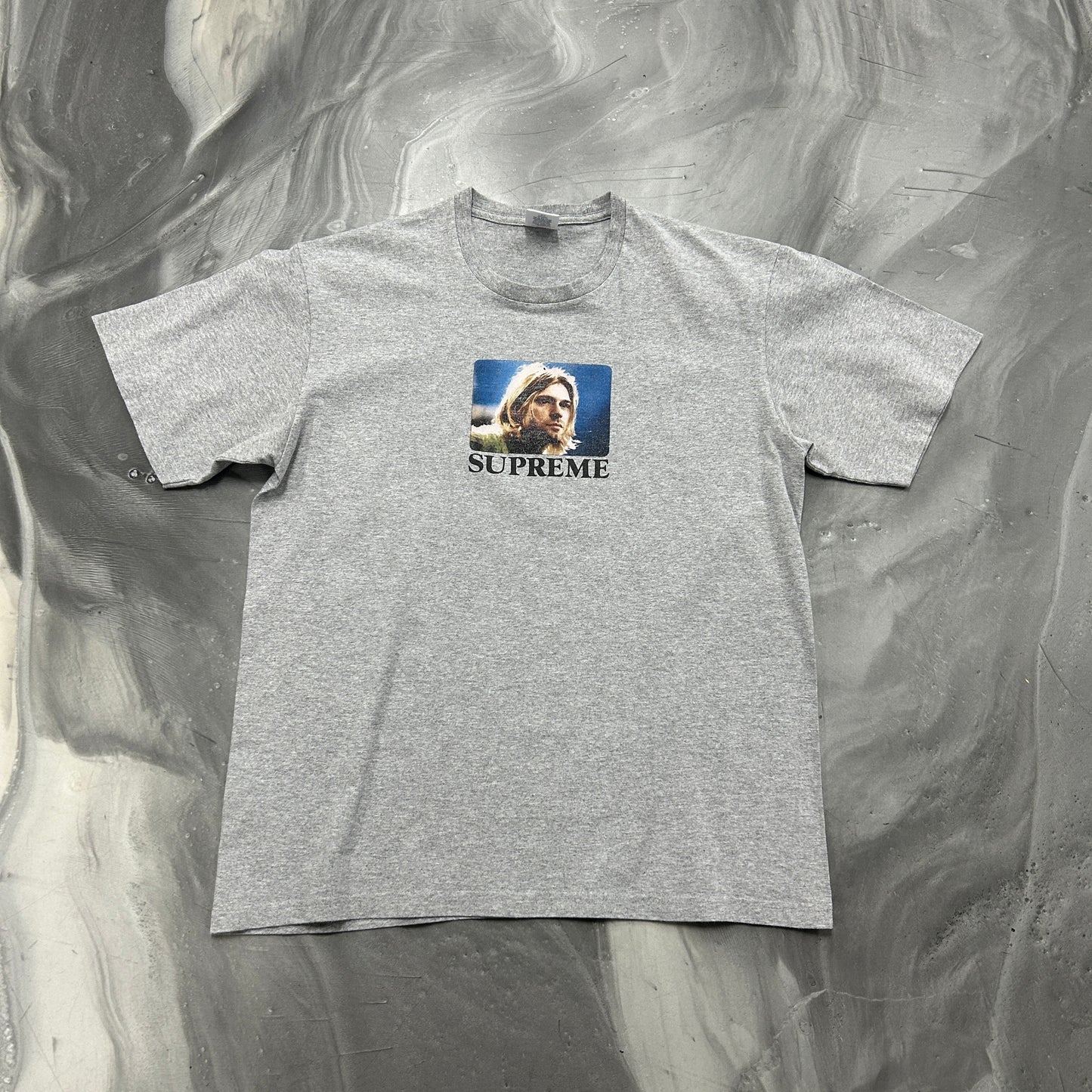 Supreme Kurt Cobain Tee Heather Grey