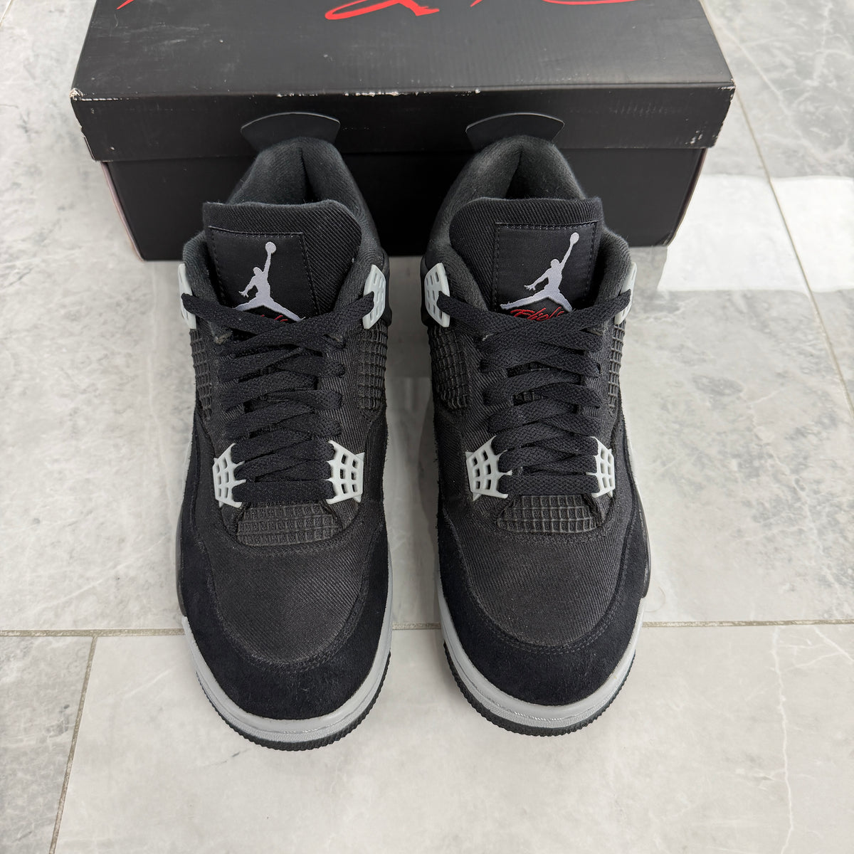 Jordan 4 Retro SE Black Canvas (Used)