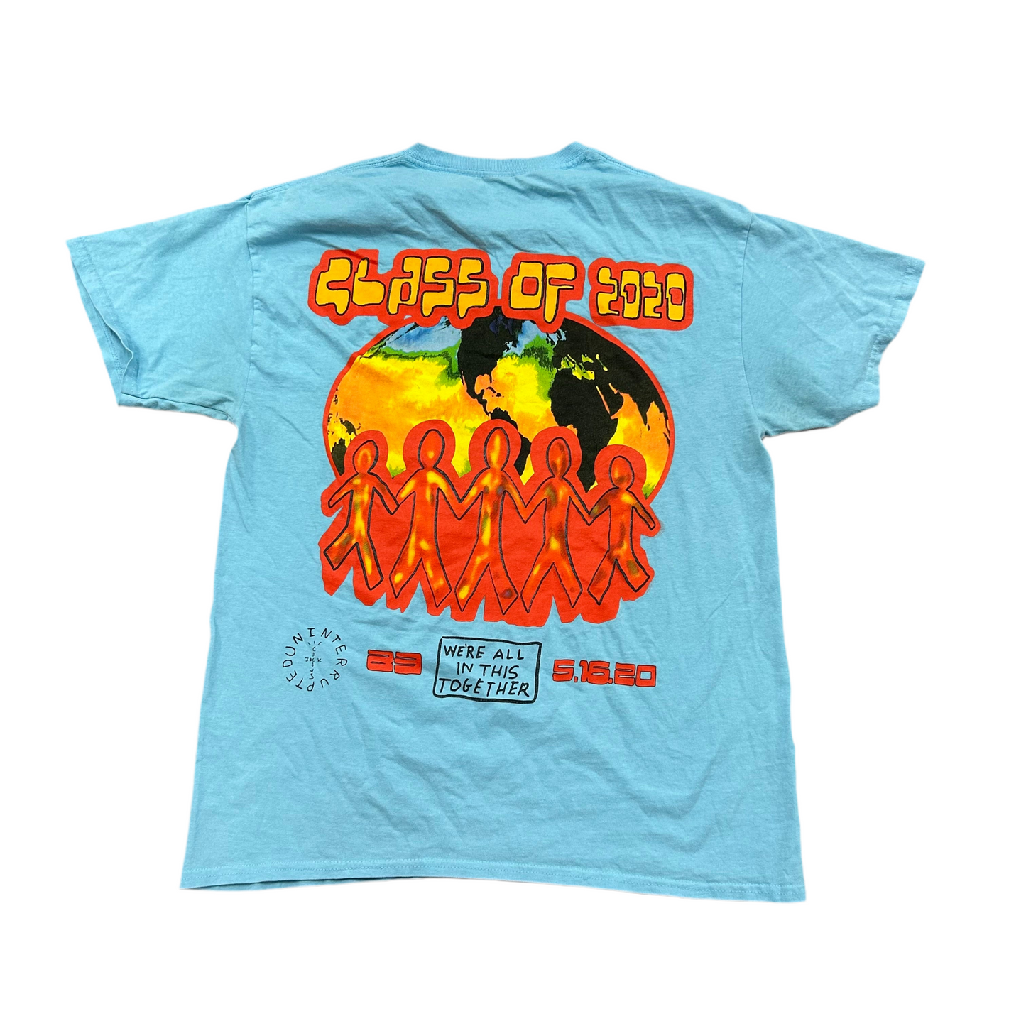 Travis Scott Cactus Jack C/O 2020 T-shirt Light Blue