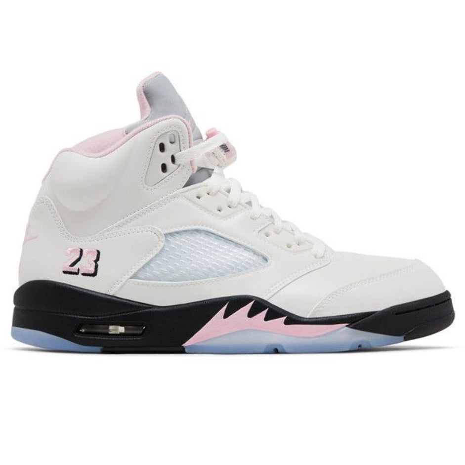 Air Jordan 5 Retro Medium Soft Pink used sneaker — lateral — Cold Shoulder Kicks Palm Beach
