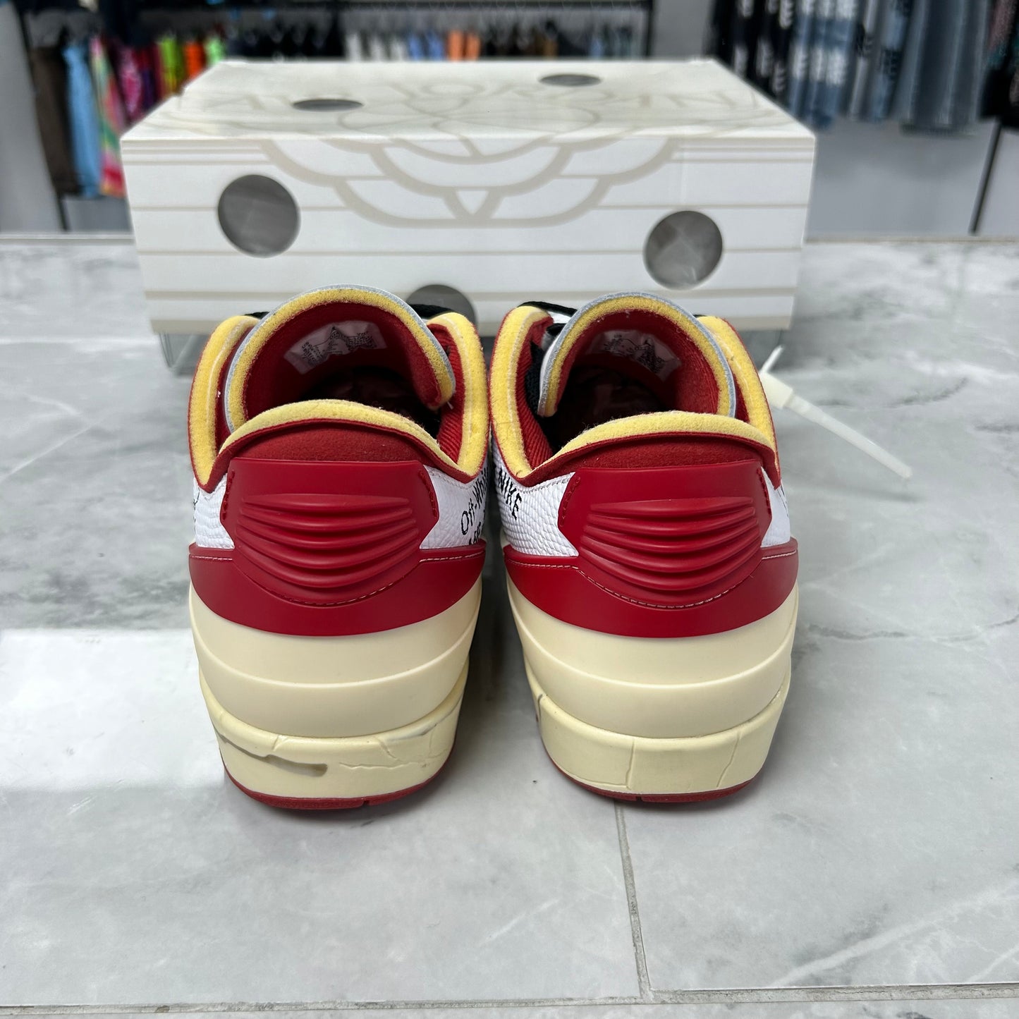 Jordan 2 Retro Low SP Off-White White Red (USED)