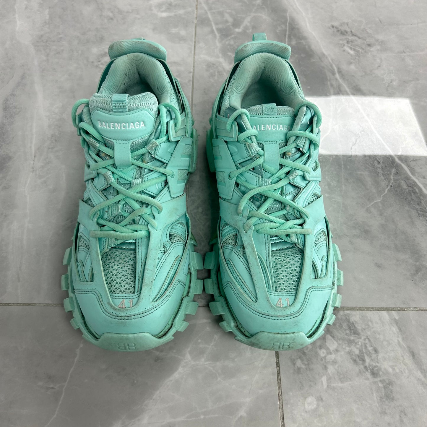 Balenciaga Track Recycled Green (USED NO BOX)