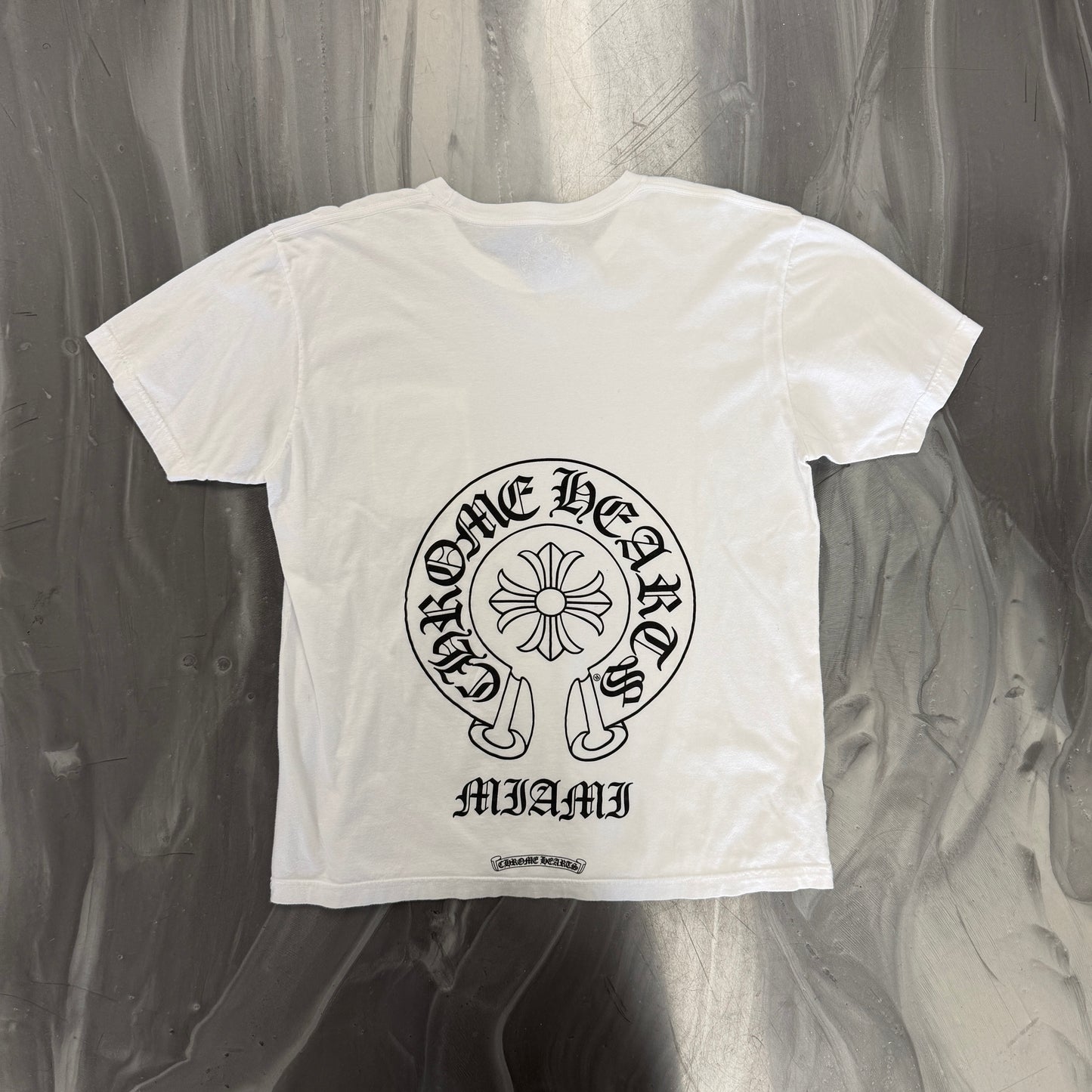 Chrome Hearts Miami Horseshoe Tee White