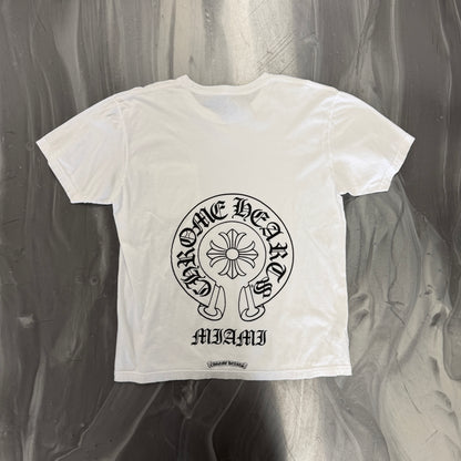 Chrome Hearts Miami Horseshoe Tee White
