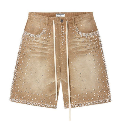 Vale Forever Sand Storm Jorts Tan