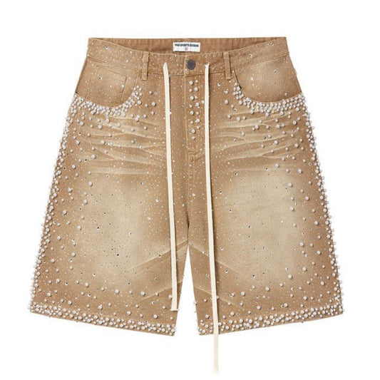Vale Forever Sand Storm Jorts Tan