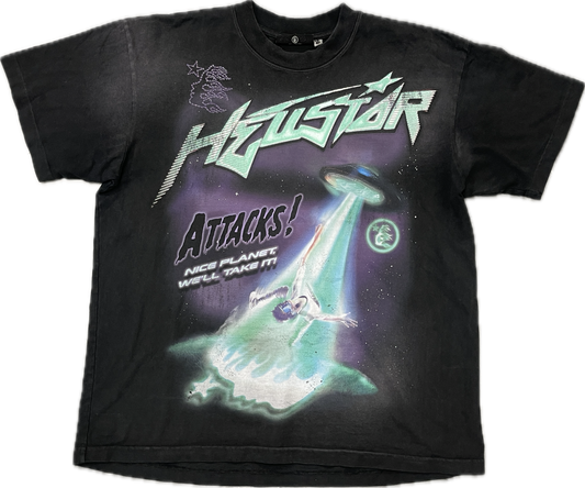 Hellstar Attacks T-Shirt Black