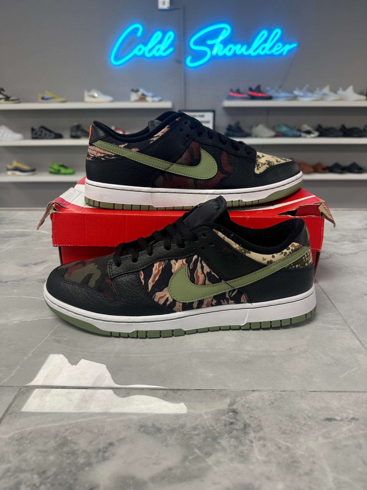 Nike Dunk Low Crazy Camo (USED)