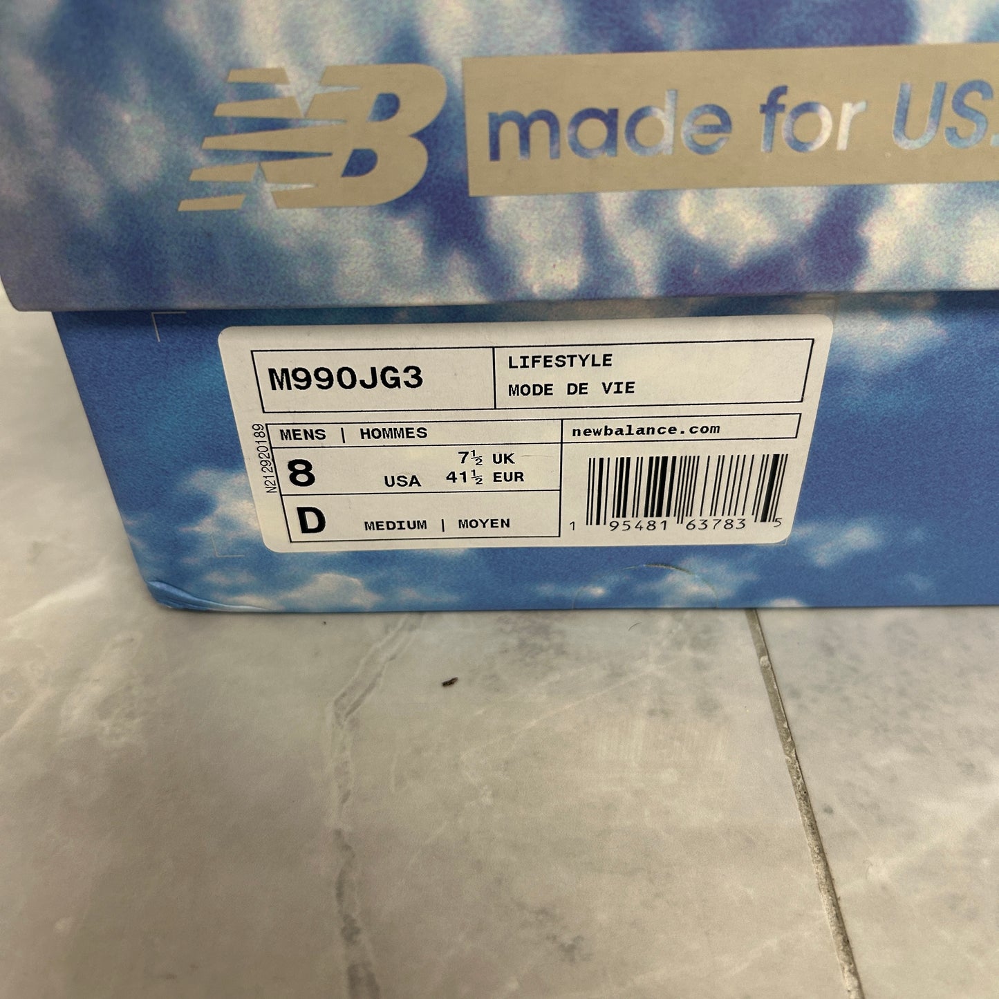 New Balance 990v3 MiUSA Joe Freshgoods Outside Clothes (USED)