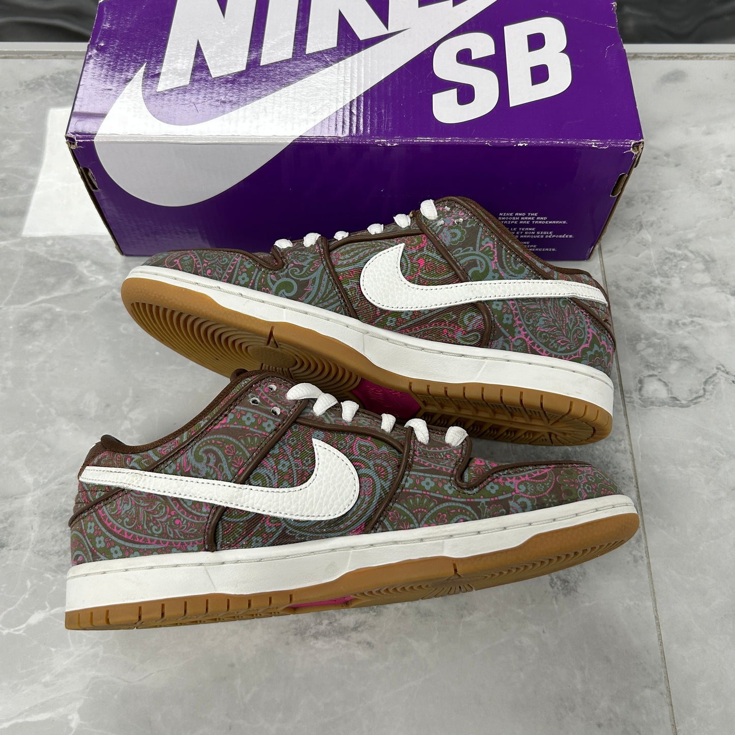Nike SB Dunk Low Pro Paisley Brown (USED)
