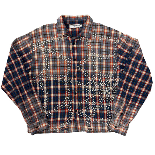 Vale Forever American Cup Long Sleeve Flannel Navy Red