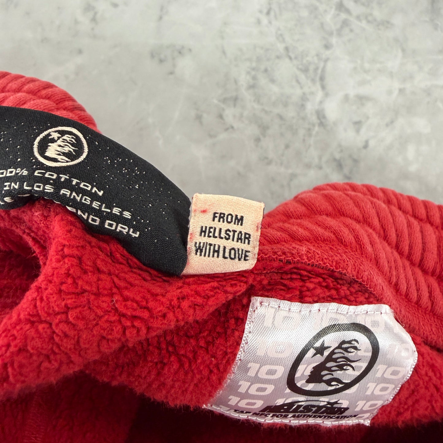 Hellstar Sports Tie-Dye Sweatpants Red