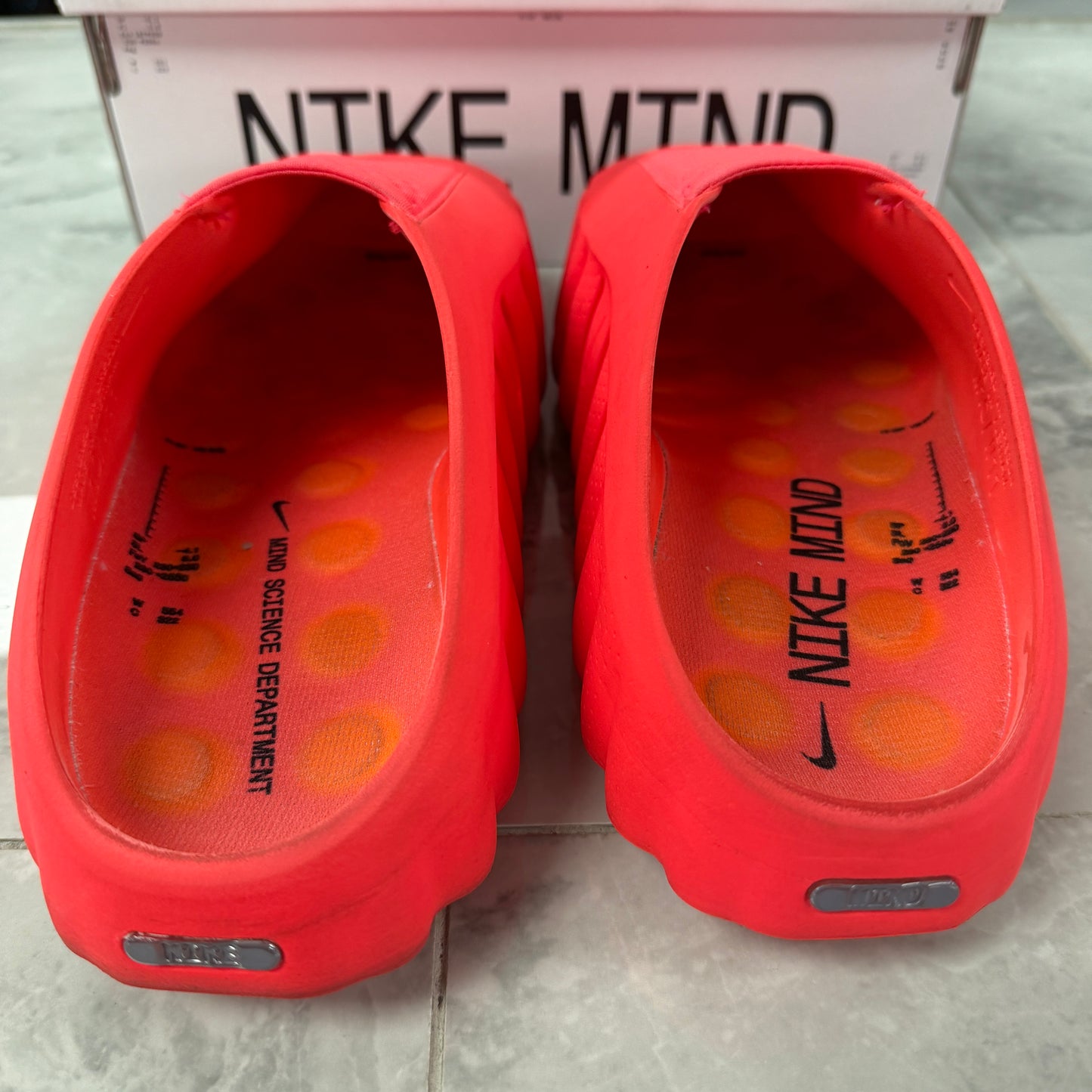 Nike Mind 001 Slide Solar Red (Used)