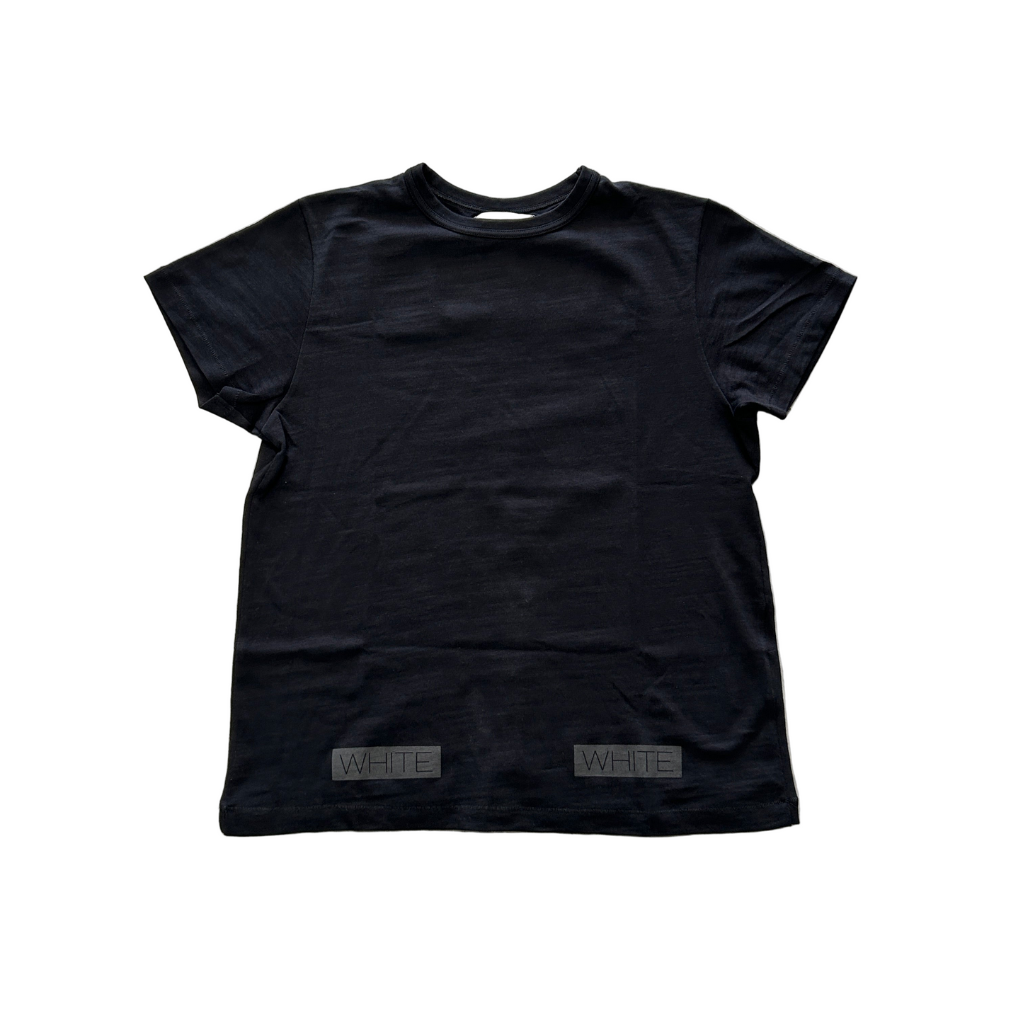 Off White Orange Velvet Logo Tee