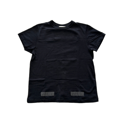 Off White Orange Velvet Logo Tee