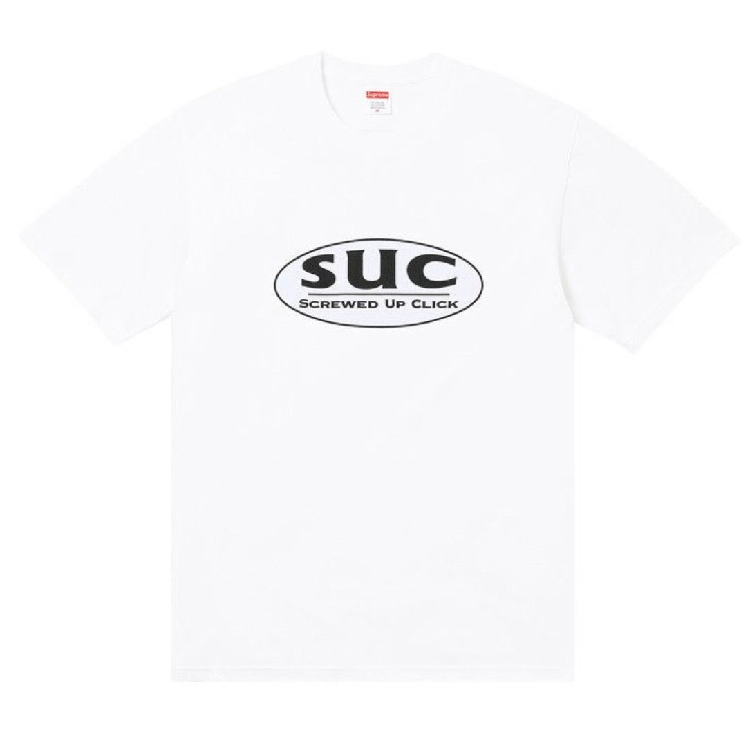 Supreme × Dj Screw Suc Tee
White