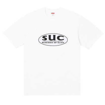 Supreme × Dj Screw Suc Tee
White