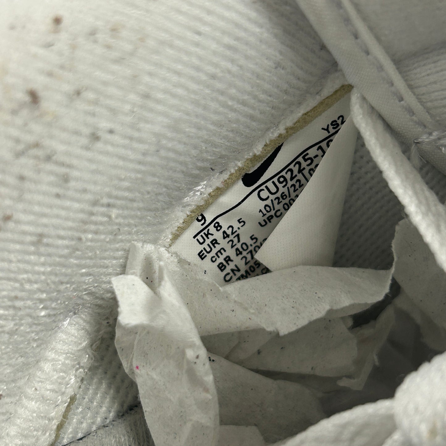 Nike Air Force 1 Low Supreme White (USED)