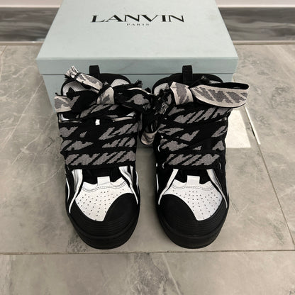 Lanvin Curb Sneakers 'Black Grey' (USED)