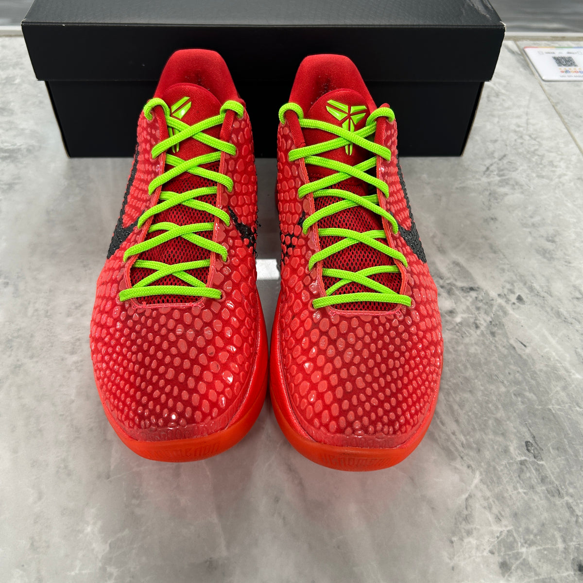 (SZ 8.5M)(USED) Nike Kobe 6 Protro Reverse Grinch