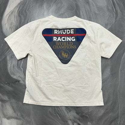 Rhude Race Patch Tee 'White'