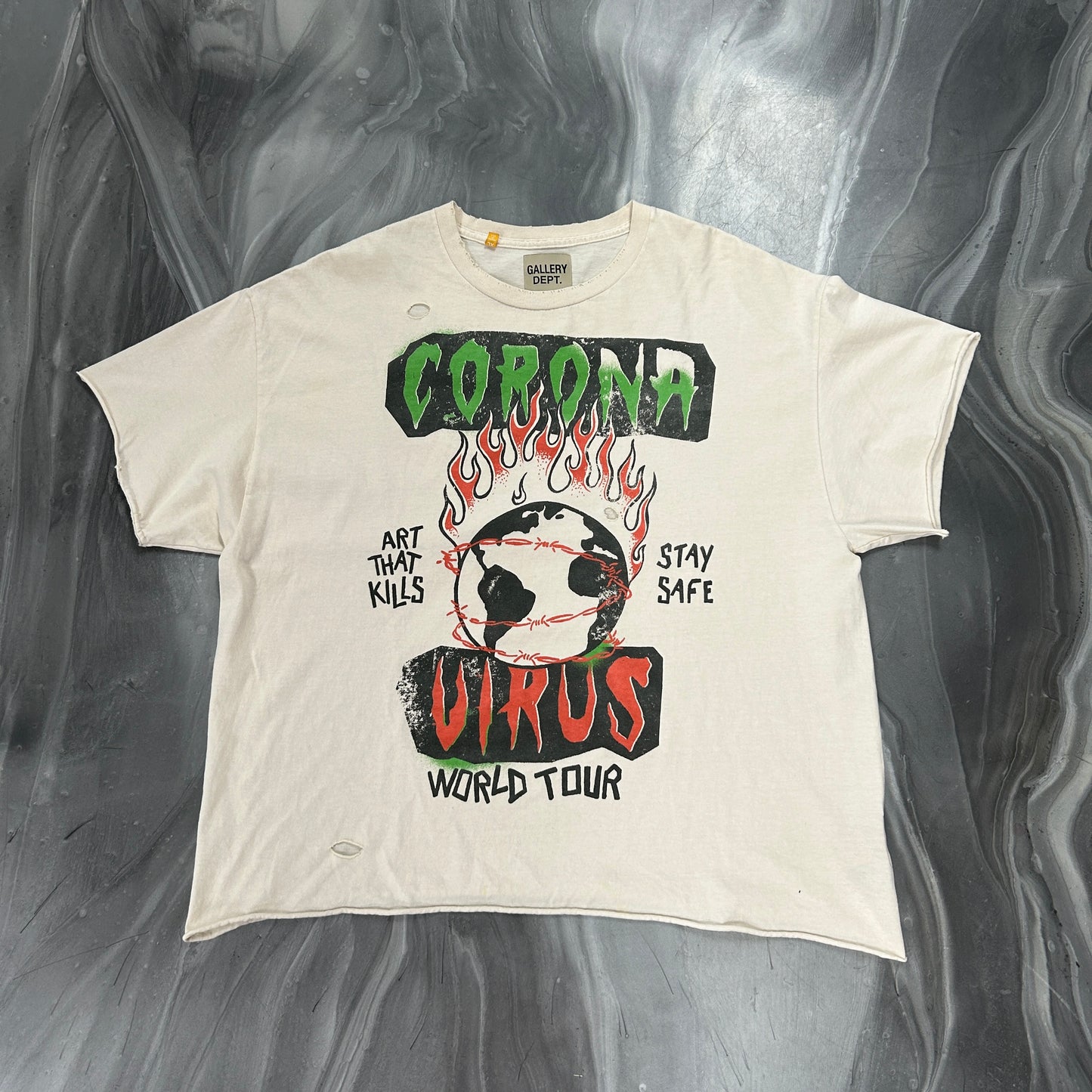 Gallery Dept ATK Corona Tour Tee White