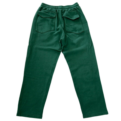 Rhude Chenille Patch Sweatpants Green