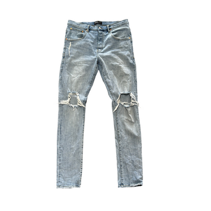 Purple Brand P002 Light Blue Ripped Jeans