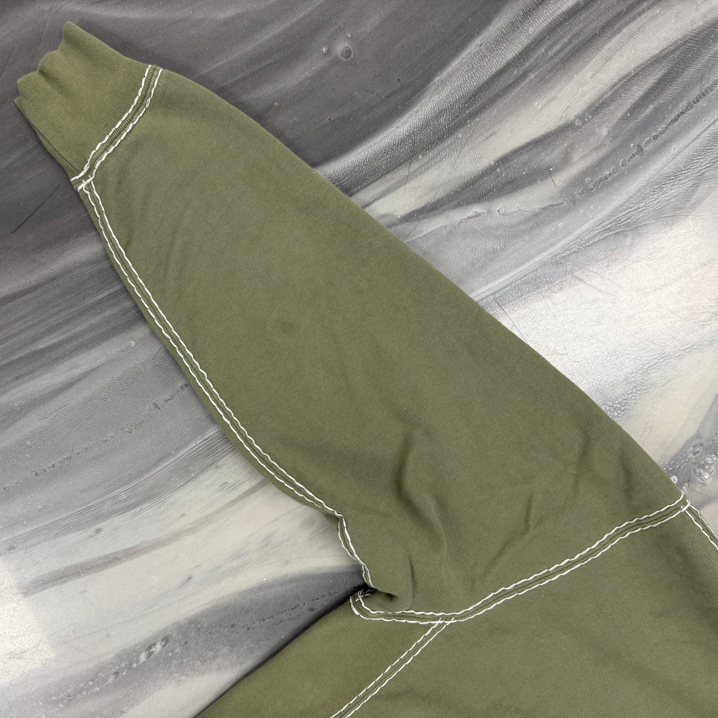 Supreme Big Stitch Hoodie Light Olive