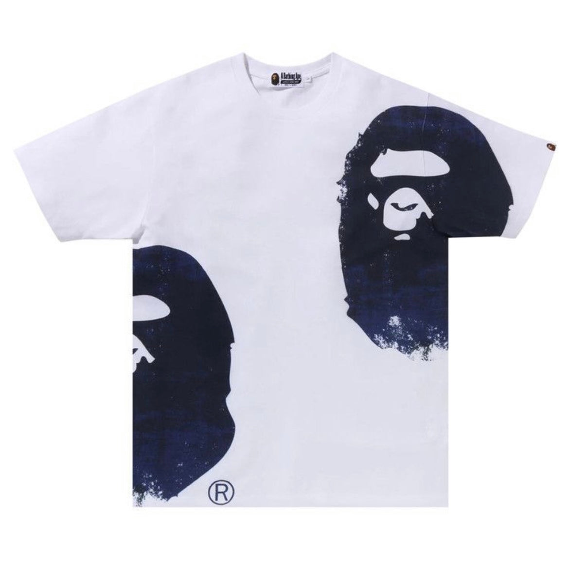BAPE Overprinted Multi Ape Head
Tee White
