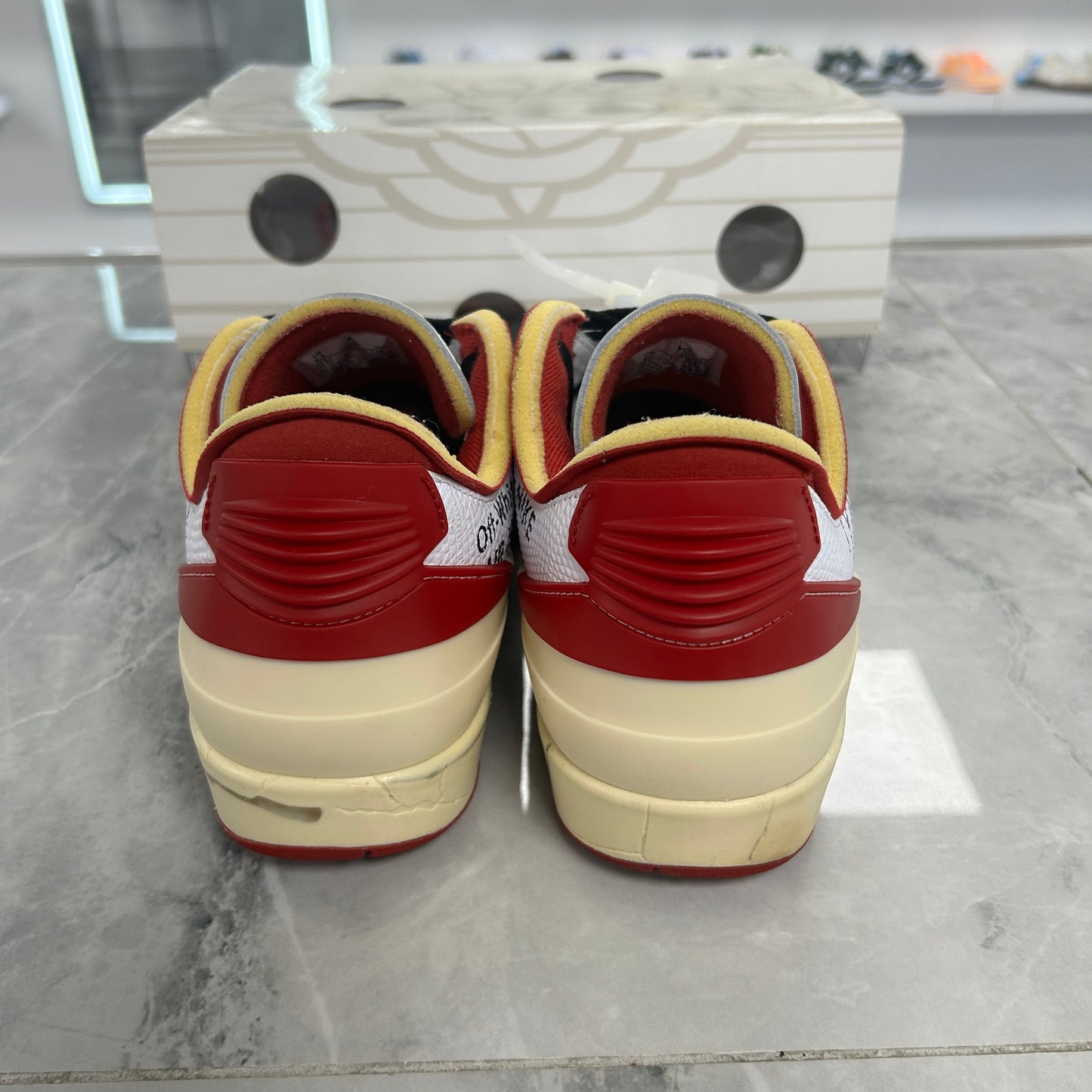 Jordan 2 Retro Low SP Off-White White Red (USED)