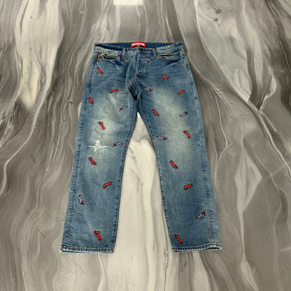 Icecream All Caps Jeans Faded