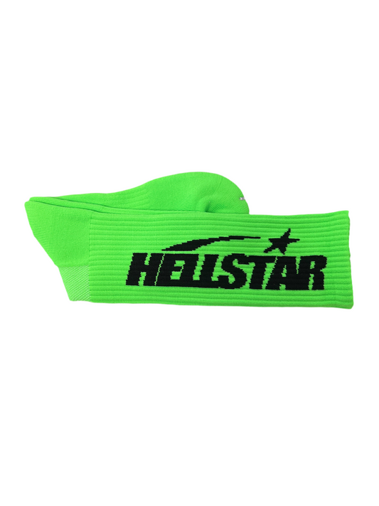 Hellstar Neon Green Socks (1 Pair)