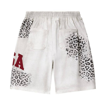 Vale Forever Cheetah White T-Shorts