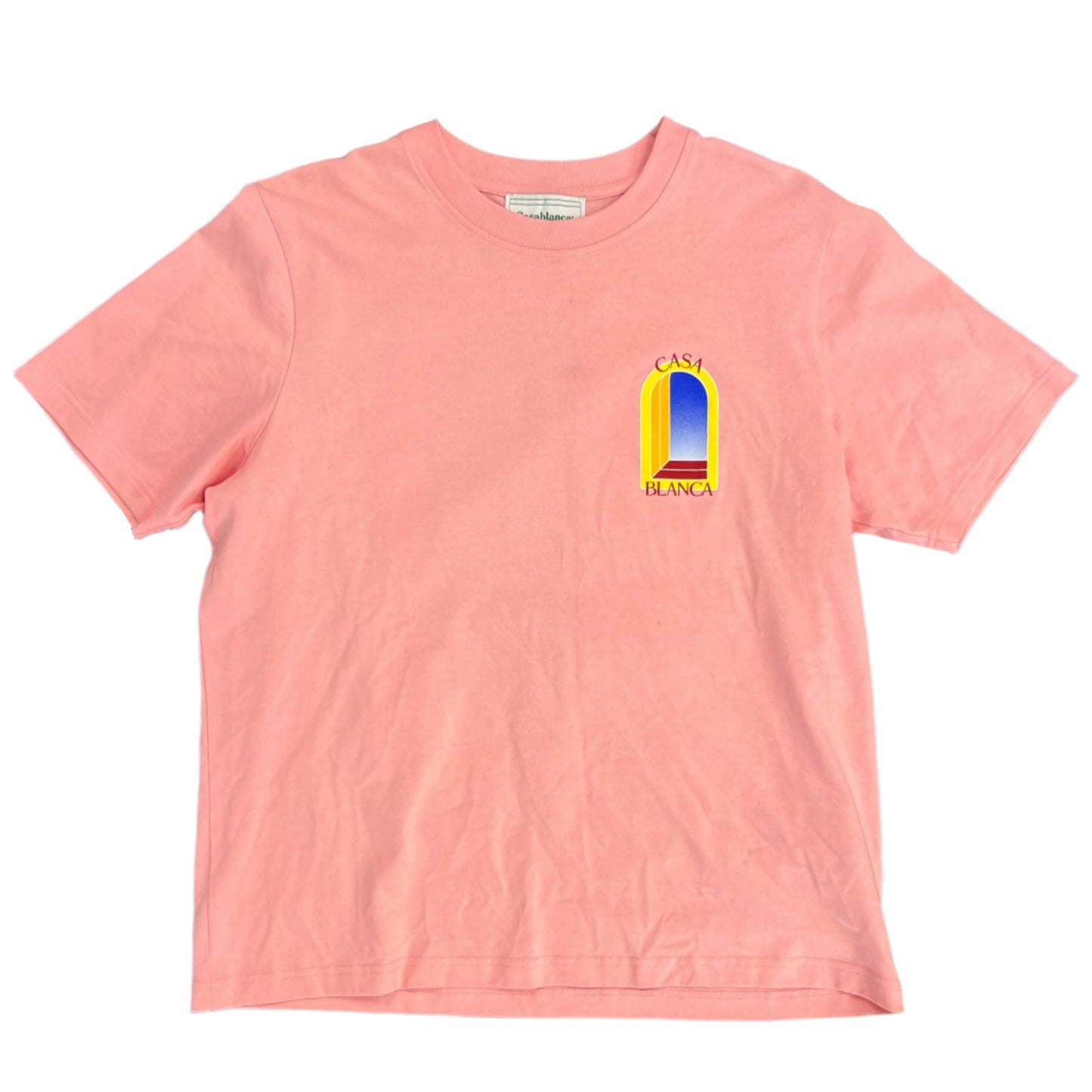 Casa Blanca Pink Short Sleeve Logo Tee