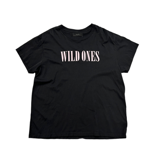 Amiri Wild Ones Pink/Black Tee