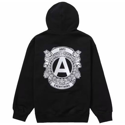 Supreme Anti Hoodie Black