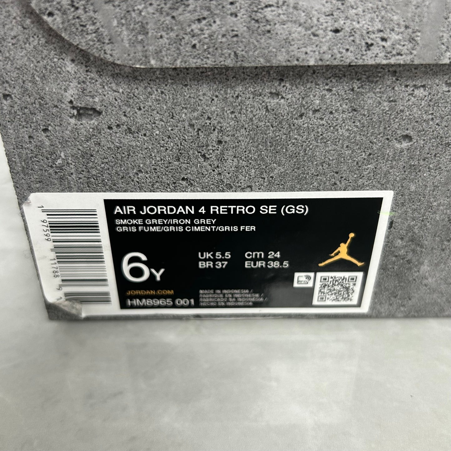 Jordan 4 Retro Paris Olympic Wet Cement - view 8