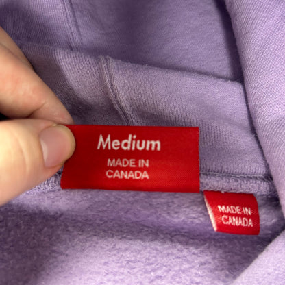 Supreme Script Hooded Sweatshirt Violet