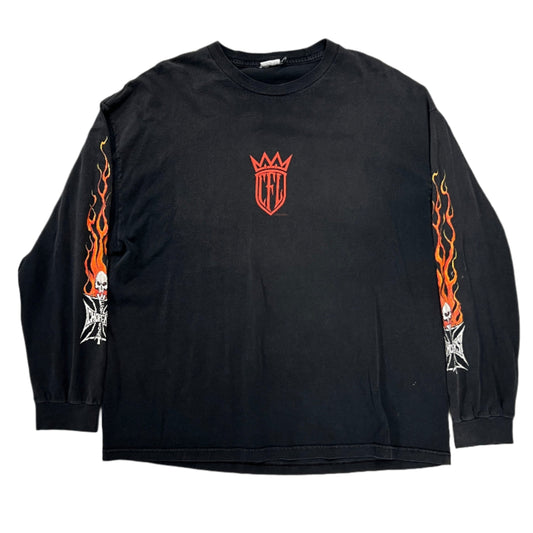 West Coast Choppers Vintage Skull & Flame Long-sleeve