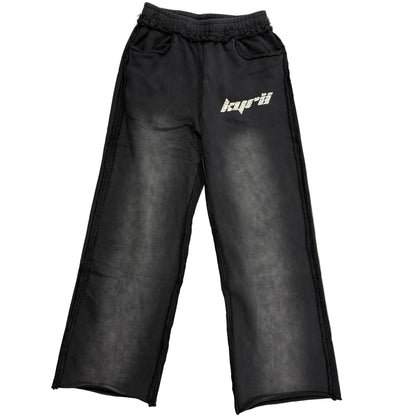 KYRA Diamond Logo Sweatpants Black