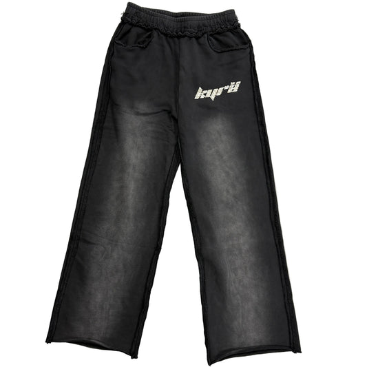 KYRA Diamond Logo Sweatpants Black
