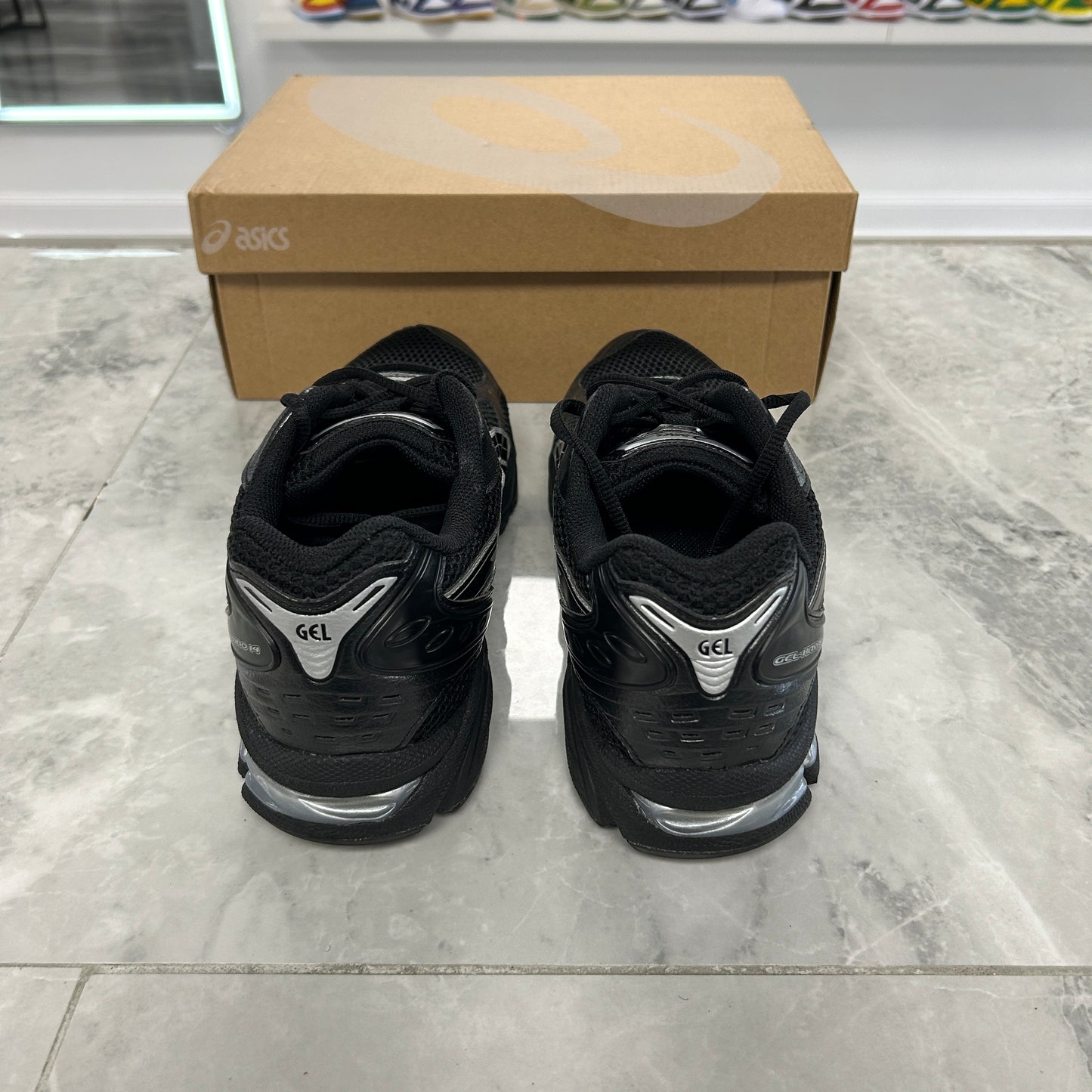 ASICS Gel-Kayano 14 Black Pure Silver (USED)