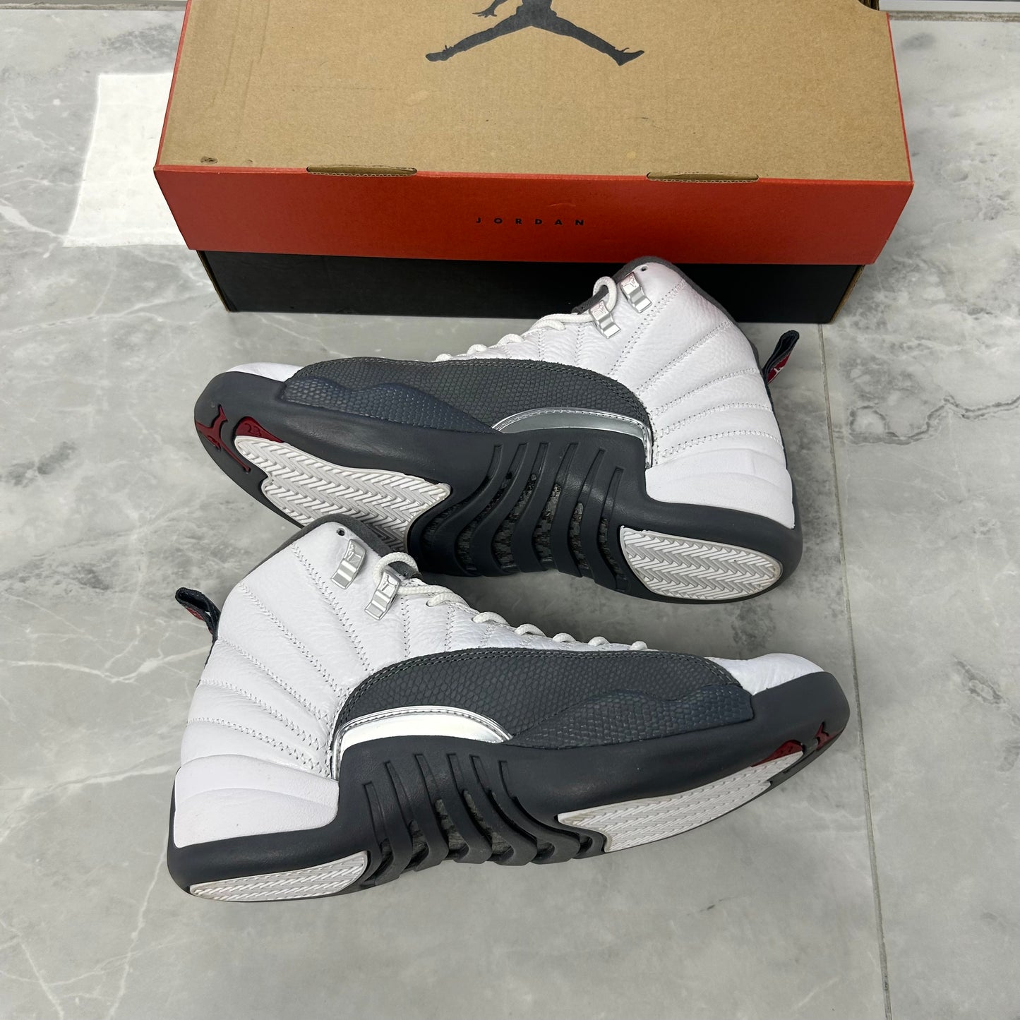 Jordan 12 Retro White Dark Grey (USED)