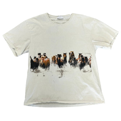 Rhude Wild Horse Cream Tee