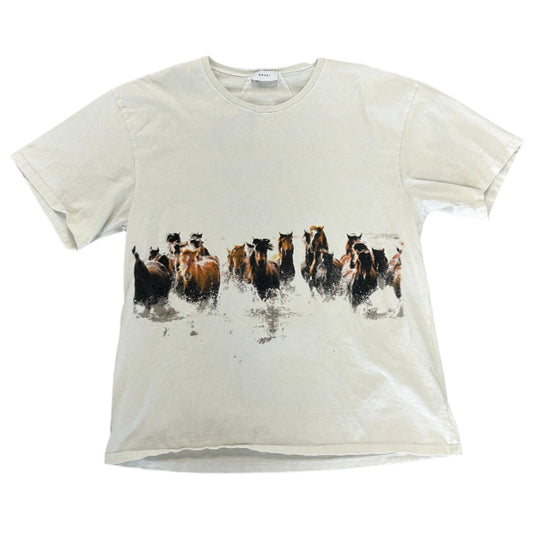 Rhude Wild Horse Cream Tee
